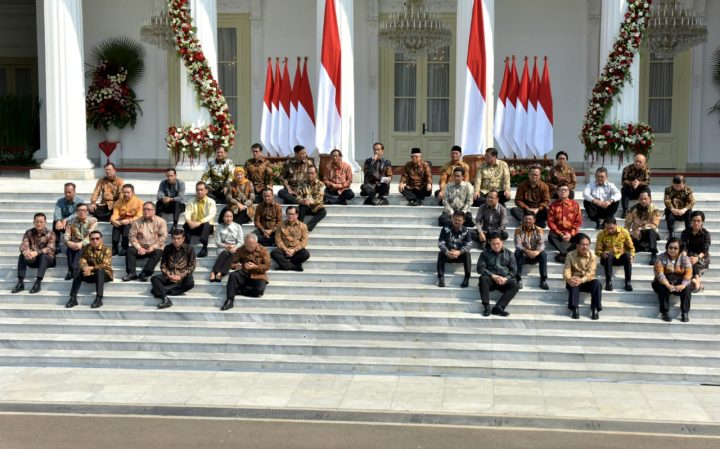 Jokowi Umumkan Kabinet Indonesia Maju, Ini Daftar Menterinya