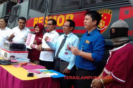 Polda Lampung Ringkus Pembuat Uang Palsu, BB Upal Rp11 Juta Diamankan
