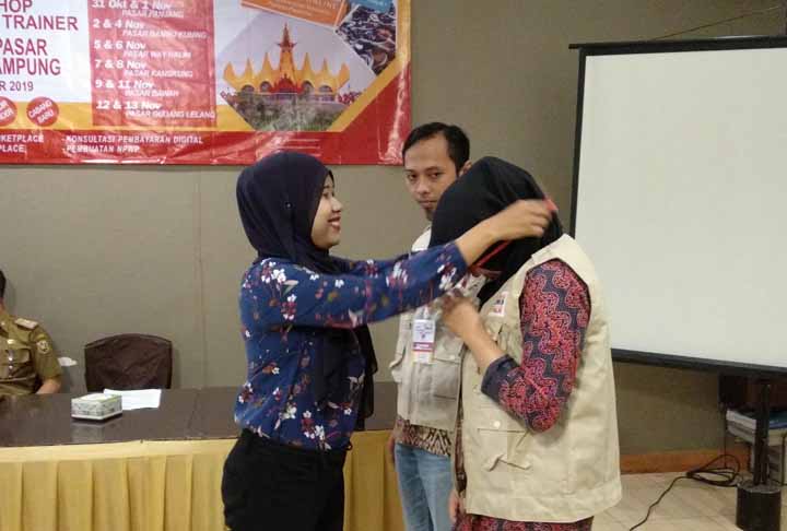 Kenalkan Market Place di Bandarlampung, Kementerian Kominfo Gelar Gerebek Pasar