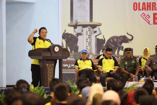 Gubernur Arinal Kukuhkan 254 Anggota Kontingen Lampung untuk Porwil X 2019 di Bengkulu