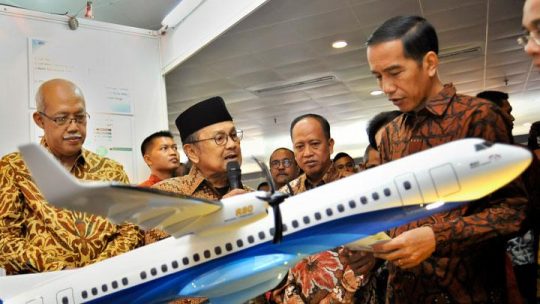 Pesawat R80 Buatan BJ Habibie Masuk Proyek Prioritas Jokowi
