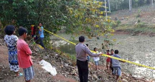 Siswa SLB Negeri Pringsewu Tewas di Embung Belakang SMAN 1 Sukoharjo
