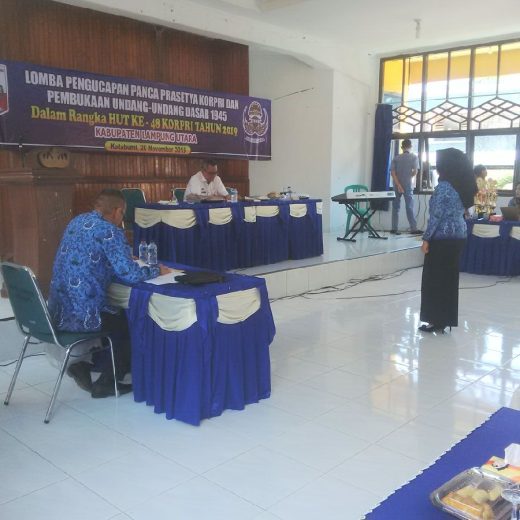 40 Pegawai Ikuti Lomba HUT Korpri di Lampung Utara