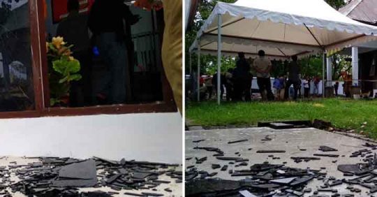 Ledakan Keras Terjadi di Kantor Kejari Pare-Pare