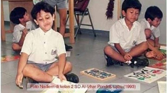 Ini Gaya Mendikbud Nadiem Makarim Ketika SD