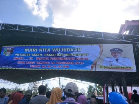 Pilkades Serentak 152 Desa di Lamtim, Warga Menyambut Antusias