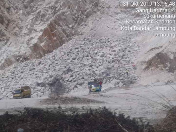Bukit Onta Longsor, Walhi Kritik Sikap Pemkot Bandarlampung