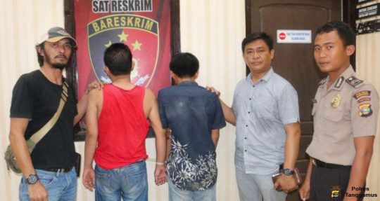 Dua Pelaku Pemerasan di Jalinbar Tanggamus Dibekuk Tekab 308