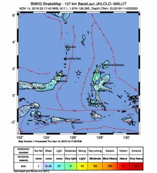 Gempa Bumi di Maluku Utara, BMKG Cabut Peringatan Dini Tsunami