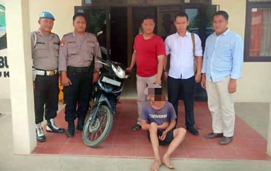 Petugas Polsek Kotabumi Utara Ringkus Pencuri Sepeda Motor