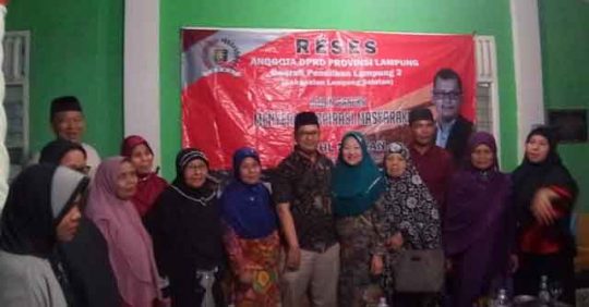 Isi Reses DPRD Lampung, Nurul Ikhwan Bertemu Warga Natar