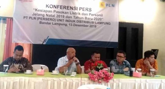 PLN Jamin Pasokan Listrik pada Natal dan Tahun Baru di Lampung Aman