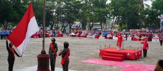 Upacara Peringatan Hari Ibu di Lamsel, Semua Petugas Perempuan