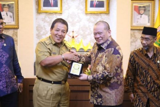 Bertemu Ketua-Anggota DPD RI, Ini Harapan Gubernur Lampung