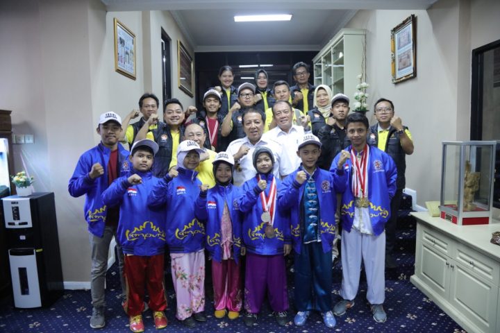 Berprestasi di Fornas 2019, Para Atlet Formi Lampung Diterima Gubernur