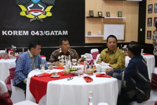 Hadiri Open House Natal di Korem Gatam, Ini Kata Gubernur Lampung