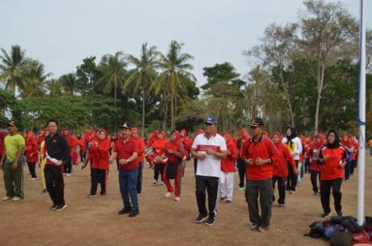 Pemkot Bandarlampung Gelar Senam Sehat di Rajabasa