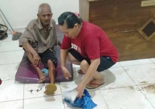 Kakek Malang Ditabrak Pemuda tidak Bertanggung Jawab