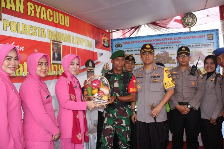 Kapolresta Bandarlampung Motivasi Personel Operasi Lilin Krakatau 2019