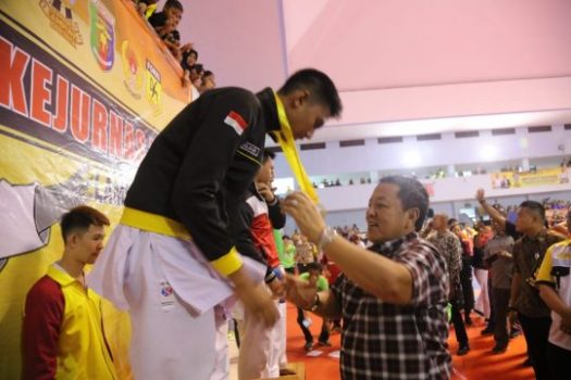 Lampung Pimpin Perolehan Medali di Kejurnas Karate 2019