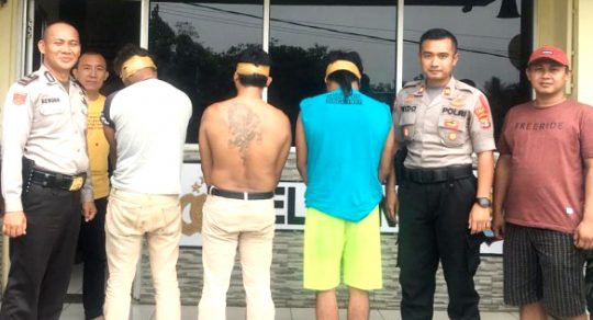 Membunuh di Hiburan Organ Tunggal, Tiga Warga Lamsel Dibekuk Polisi