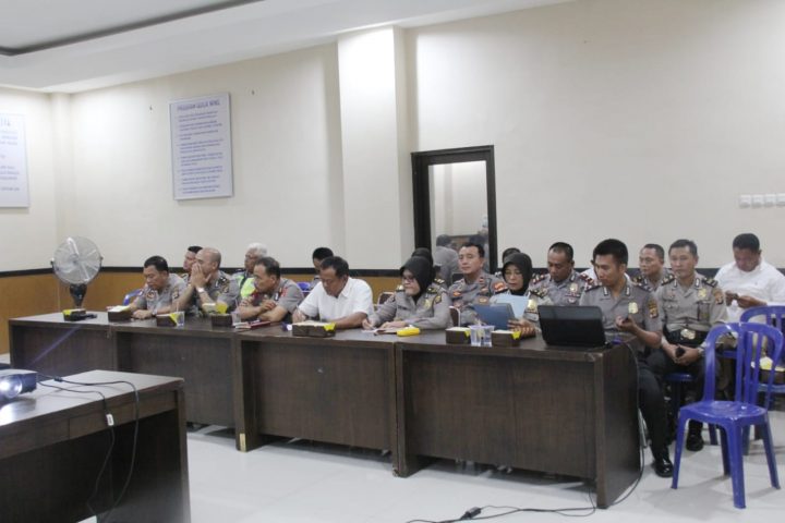 Jelang Operasi Lilin Krakatau 2019, Polresta Bandarlampung Gelar Lat Pra Ops