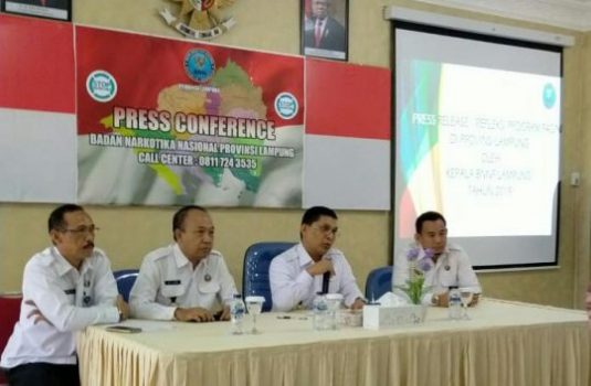 2019, BNN Lampung Tembak Mati Empat Bandar Narkoba