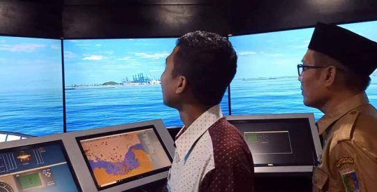 SMKN 1 Pesisir Barat Kini Miliki Simulator Navigasi