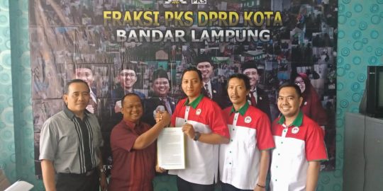 Pengelolaan Pasar di Bandarlampung Buruk, APPSINDO Mengadu ke Fraksi PKS