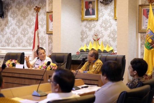 Gubernur Lampung Bahas Desain Sport dan Convention Center Terpadu Bersama Itera