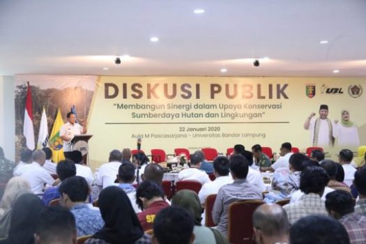 Soal 37,42 % Hutan Lampung Rusak, Ini Kata Gubernur Arinal