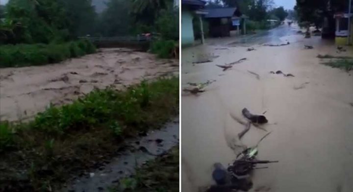 Hujan Deras di Tanggamus: Sedayu Longsor, Waykerap Banjir Bandang