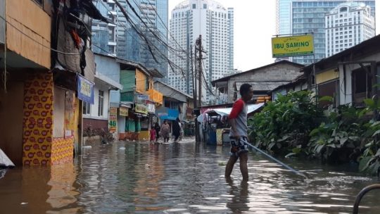 Banjir di Jakarta dan Sekitarnya Sudah Mulai Surut