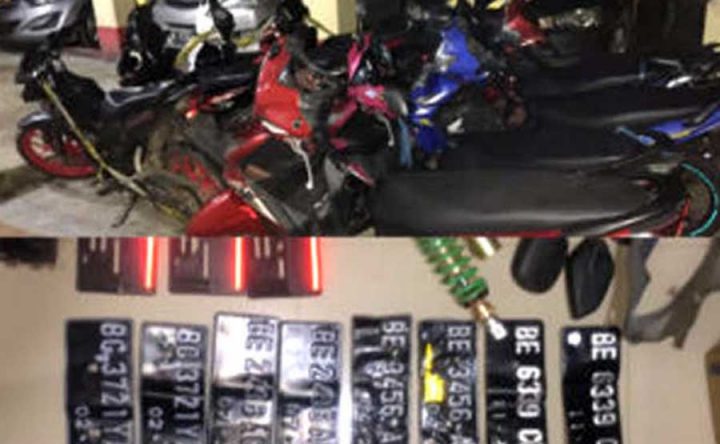Polsek Natar Ringkus Bandit Spesialis Pencuri Sepeda Motor