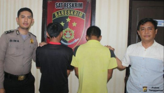 Dua Penodong Bersenjata Badik di Tempat Wisata Way Lalaan Dibekuk Polisi