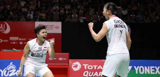 Indonesia Master 2020: Tumbangkan Ganda Putri Korea, Greysia/Apriyani ke Final