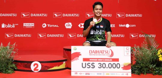Indonesia Masters 2020, Indonesia Raih Tiga Gelar Juara