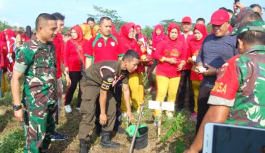 Kodim Lampung Selatan Luncurkan “Lamsel Go Green 2020”