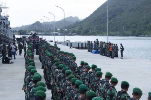 TNI Kirim Kapal Perang dan 600 Personel ke Natuna