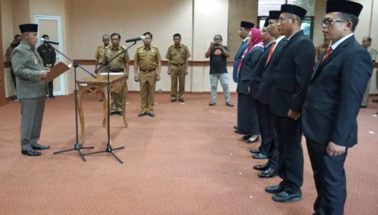 Ini Enam Kadis-Kepala Badan Pemkab Lamsel yang Baru Dilantik