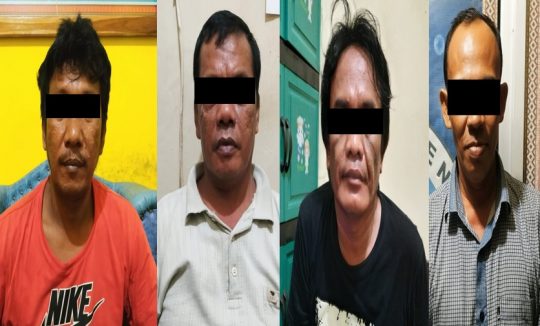 Polres Waykanan Meringkus Empat Pengedar Sabu-sabu