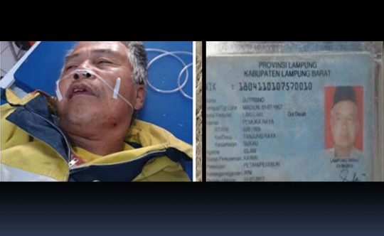 Dari Sukau, Bapak Ini Kecelakaan di Sukarami Lampung Barat