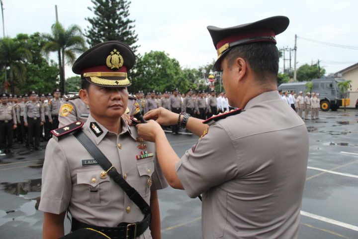 Kapolresta Bandarlampung Pimpin Serah Terima Jabatan Kapolsek Sukarame