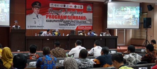 Sosialisasi Pemkab Lamsel, BPNT Berubah Jadi Bantuan Sembako