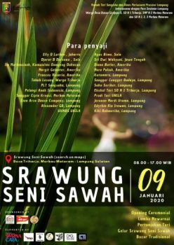 Rumah Tari Sangishu akan Gelar Srawung Seni Sawah di Lampung Selatan