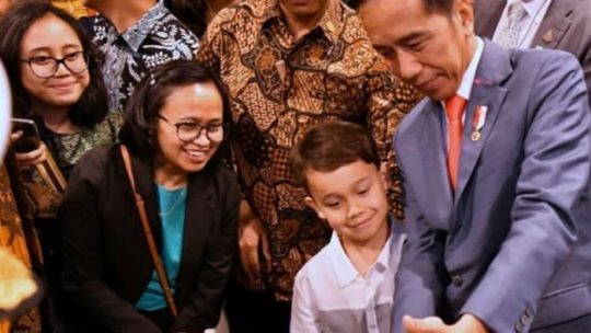 Mereka Berhasil Selfie Dengan Presiden Jokowi di Australia