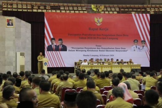 Raker Dana Desa 2020, Gubernur Arinal Minta Prioritaskan Kesejahteraan dan Penanggulangan Kemiskinan