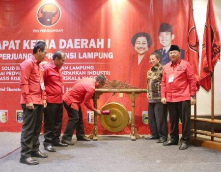 Perkuat Soliditas Kader Jelang Pilkada, DPD PDIP Lampung Gelar Rakerda