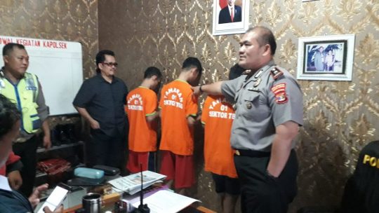 Polsek Teluk Betung Utara Tangkap Tiga Buruh dan Sita 410 Gram sabu