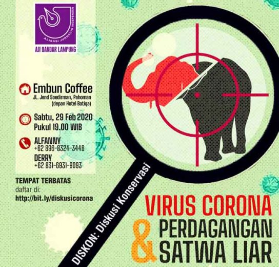 AJI Helat Diskusi Virus Corona dan Perdagangan Satwa Liar